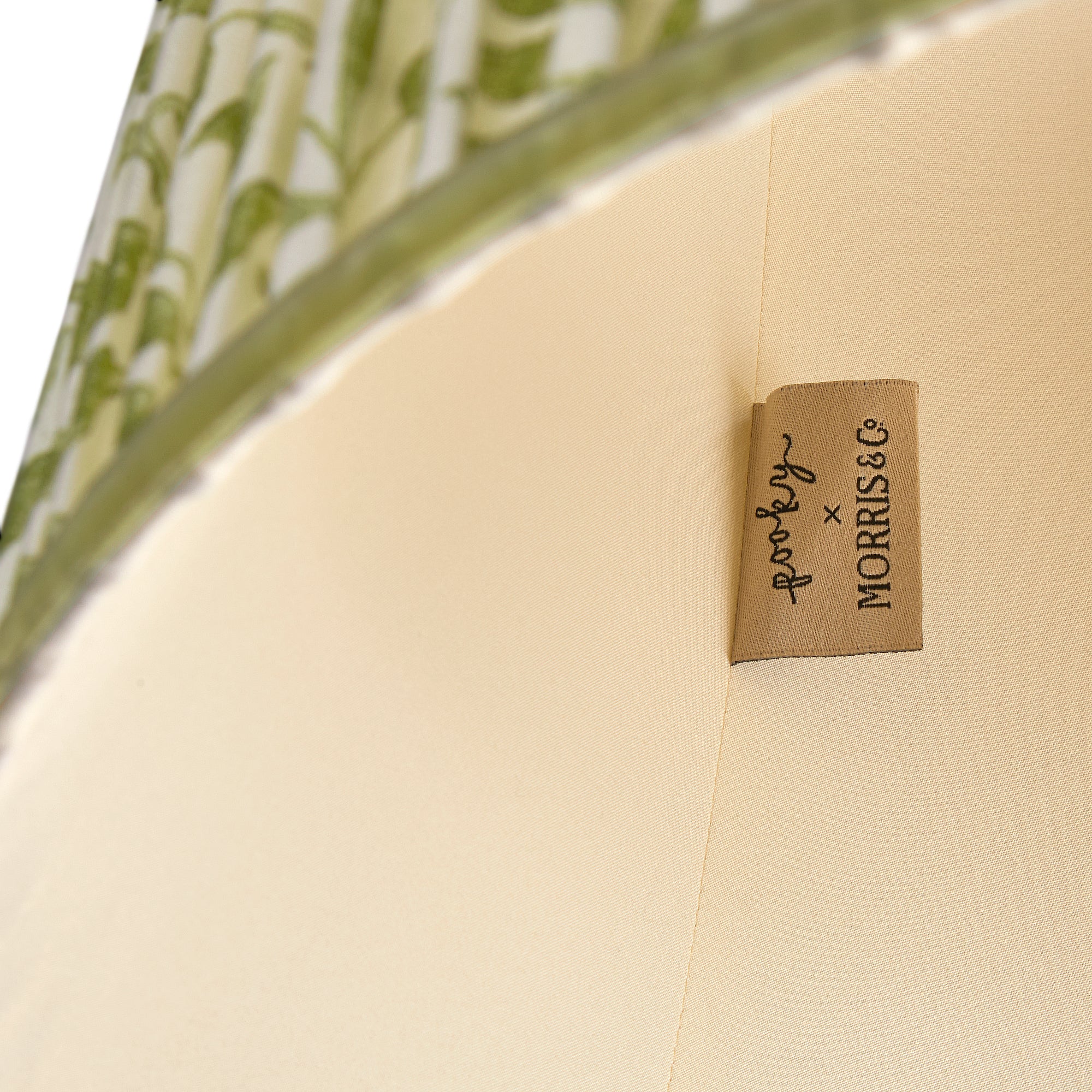 20cm empire shade in thyme Rosehip linen by Morris & Co. - Image 4
