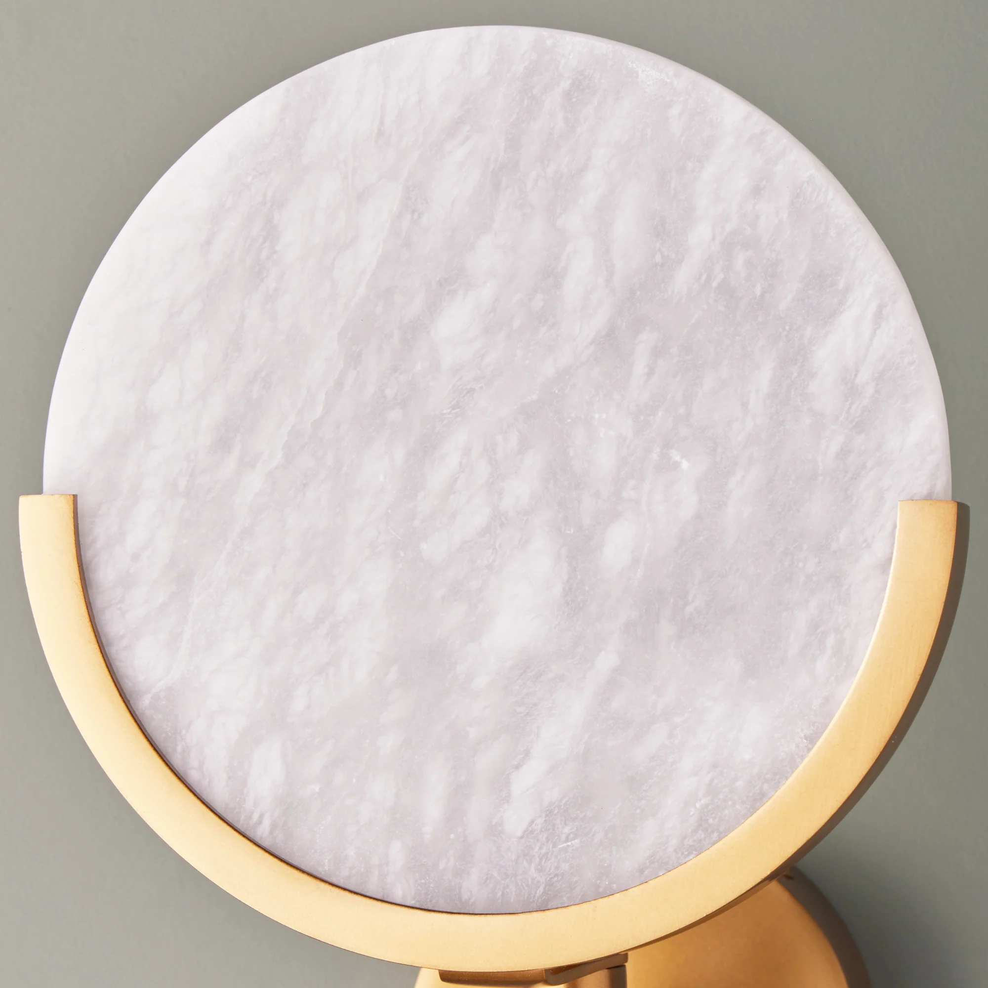 Firefly wall light in antique brass with an alabaster globe - Image 17