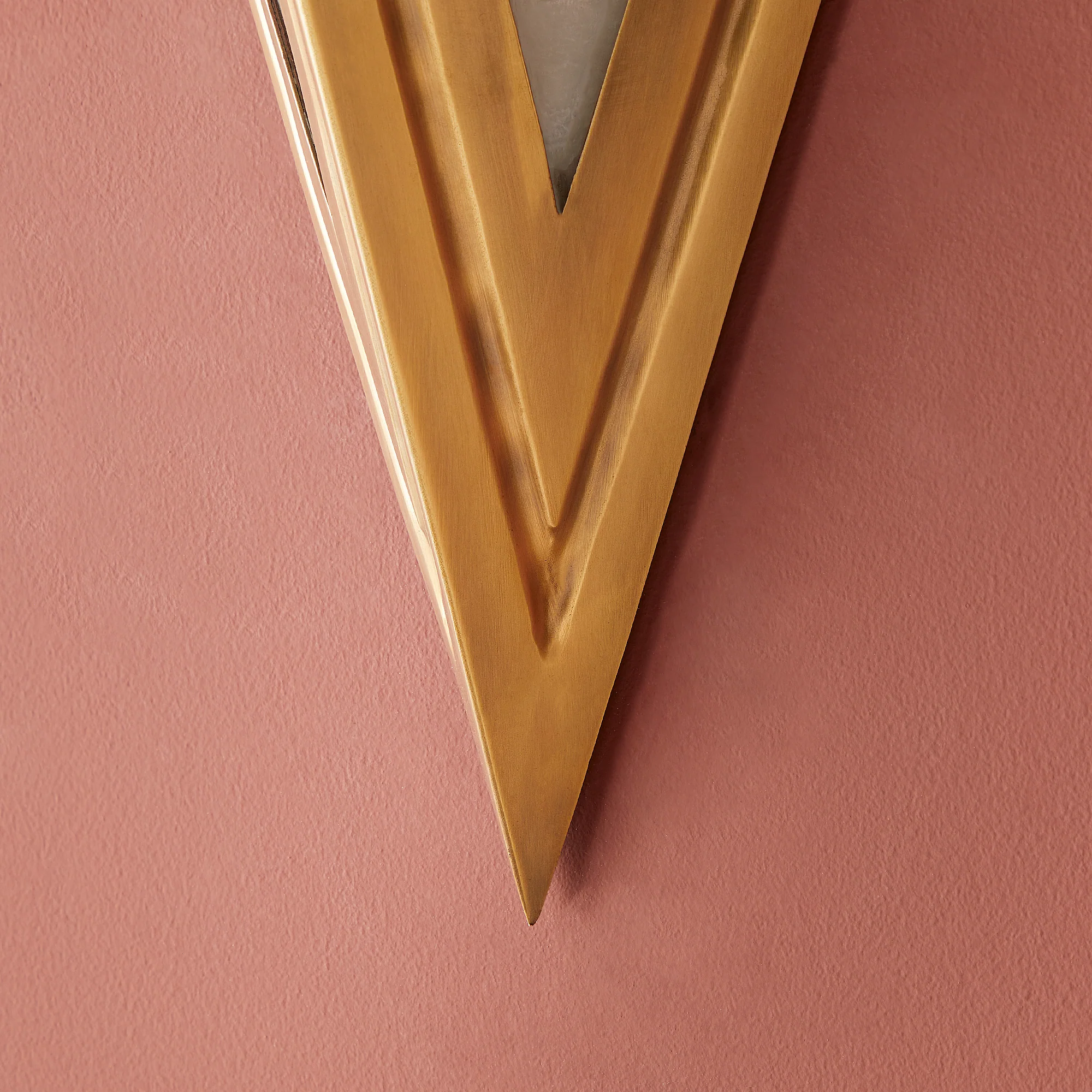 Larger Cyrus wall light in antiqued brass - Image 4