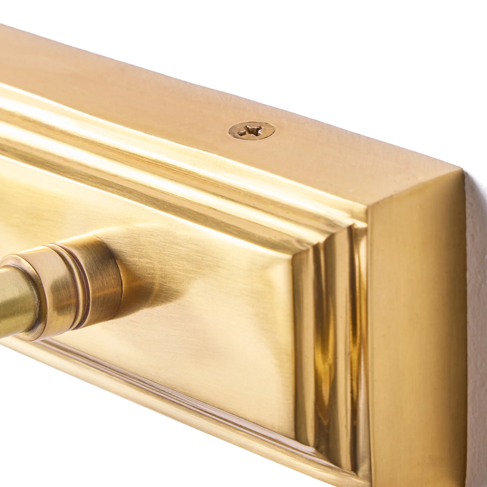 Pitcheroo double arm picture light in antique brass - Image 6