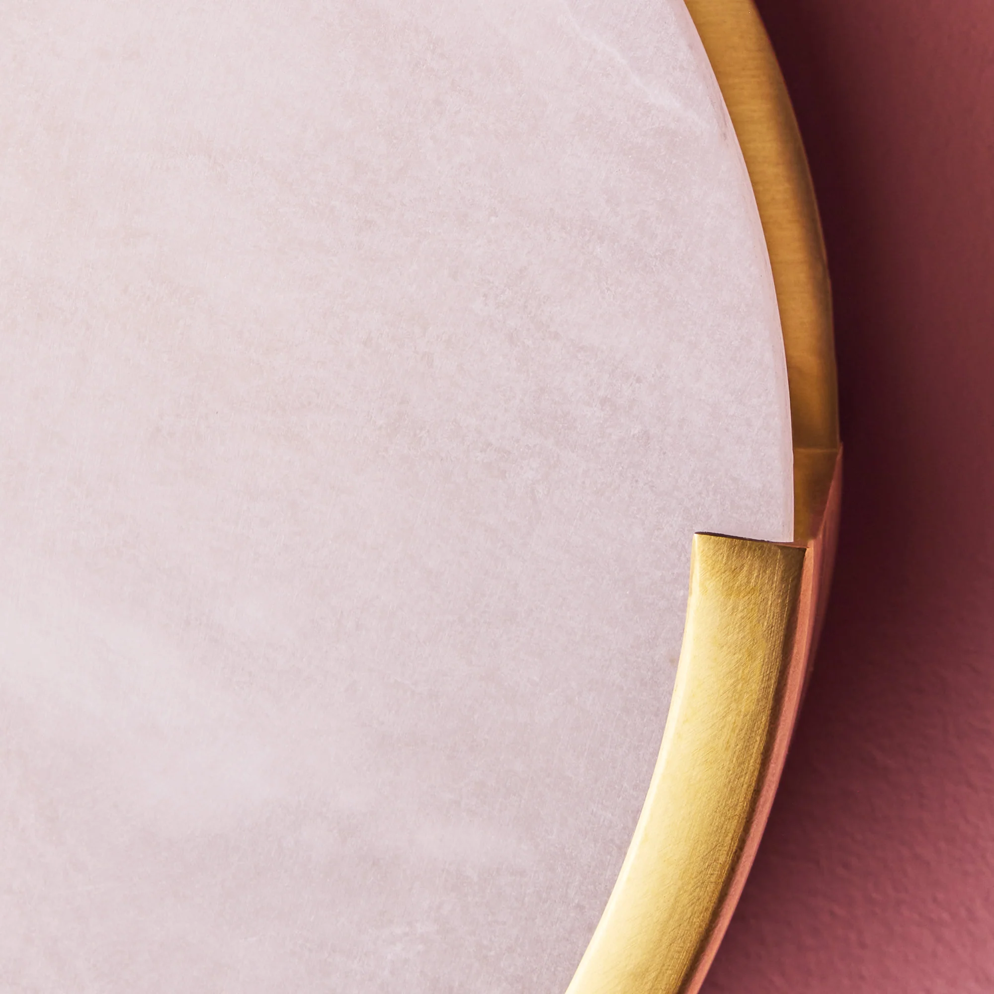 Plato wall light in alabaster and brass - Image 9