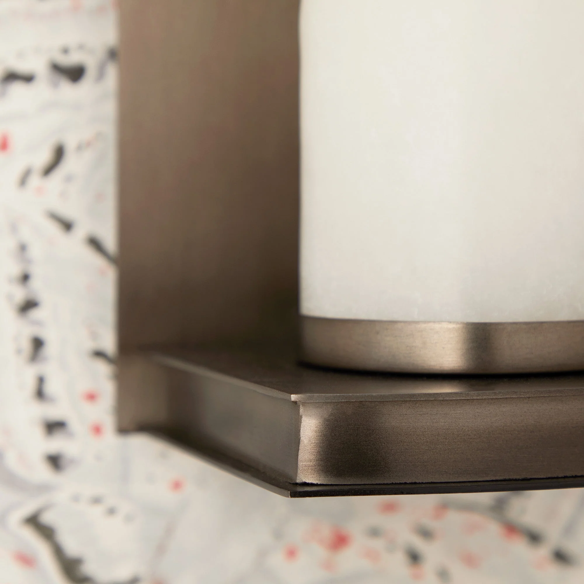 Roly wall light in antique bronze with an alabaster tube - Image 10