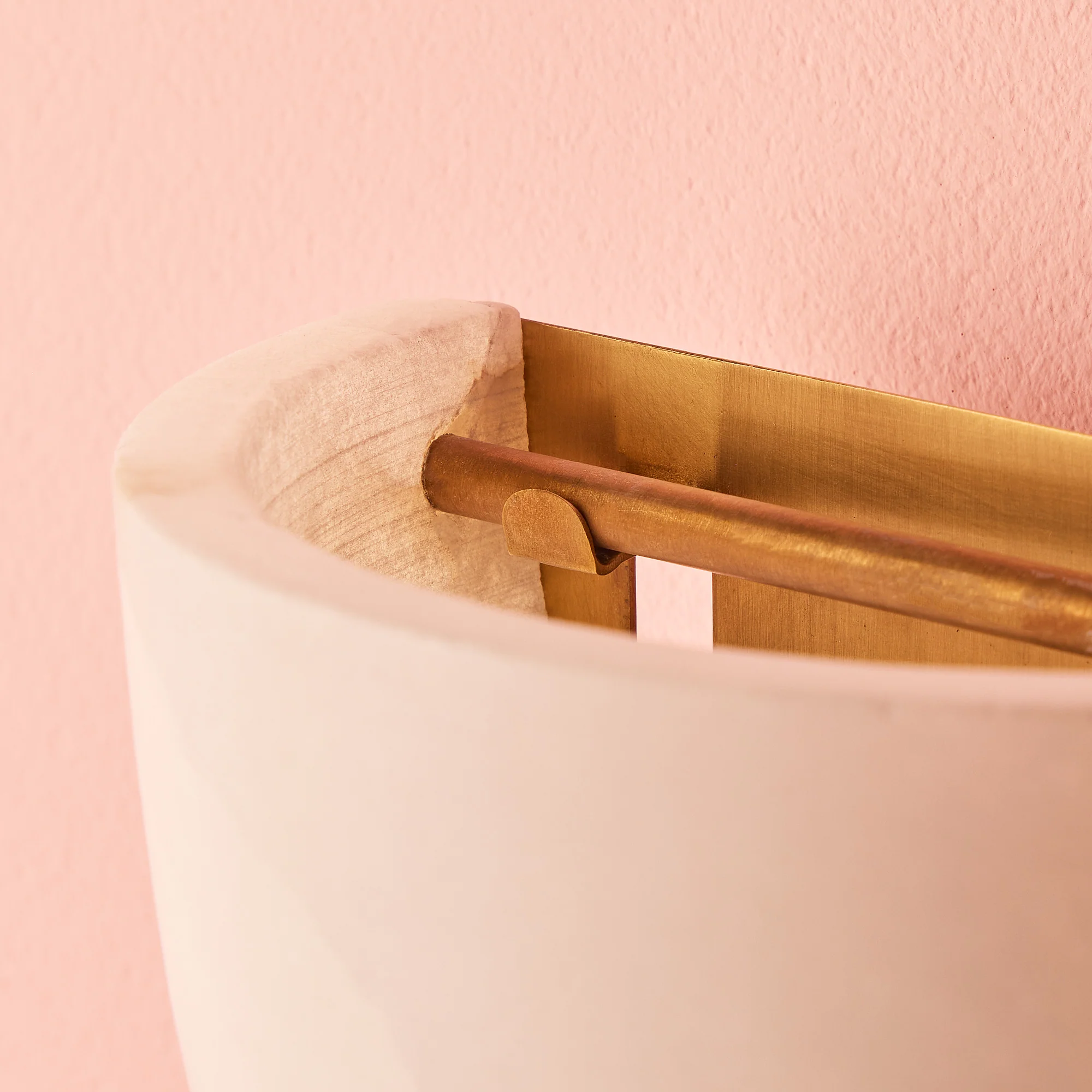 Socrates wall light in alabaster and brass - Image 3